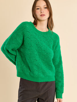Jordyn Pointelle Sweater
