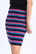 Tate Stripe Knit Skirt