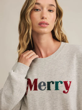 Merry Fleece Sweatshirt