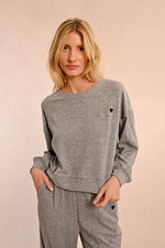 Nikki Seamed Fleece Top