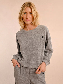 Nikki Seamed Fleece Top