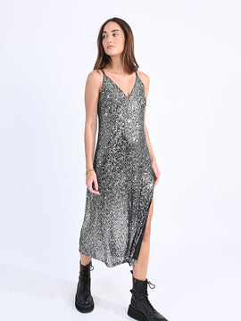 Shawna Slinky Shimmer Dress