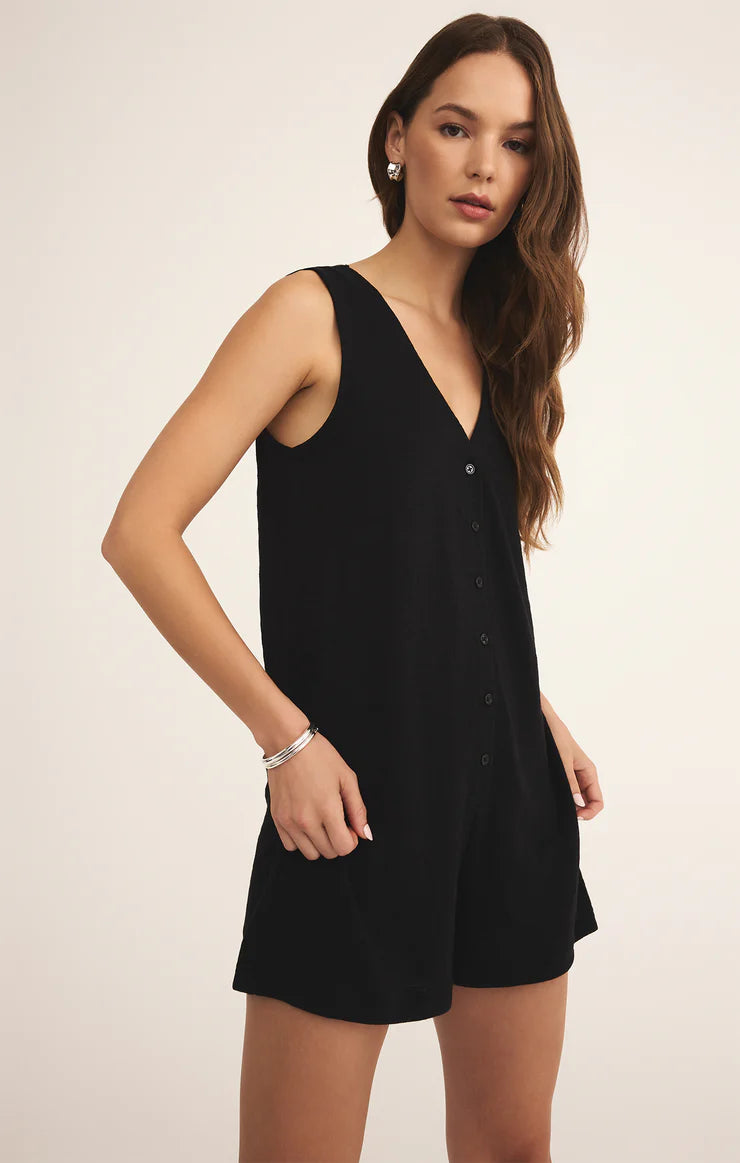 Solace Button Romper