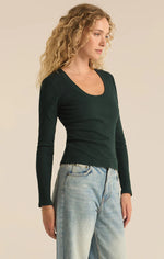 Sirena Rib Long Sleeve Top