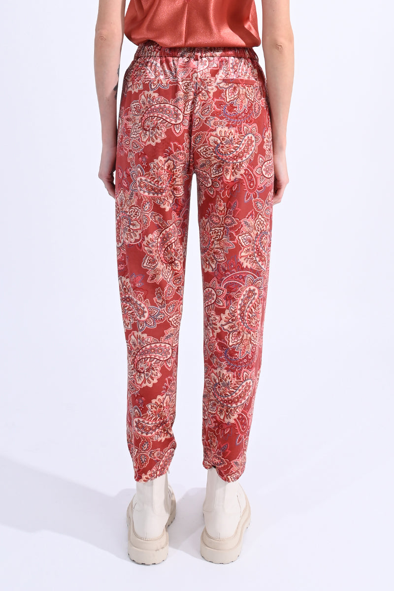 Zayn Velvet Printed Pants