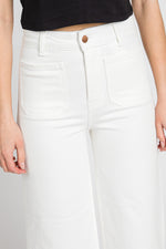 A Line Patch Pocket Jeans