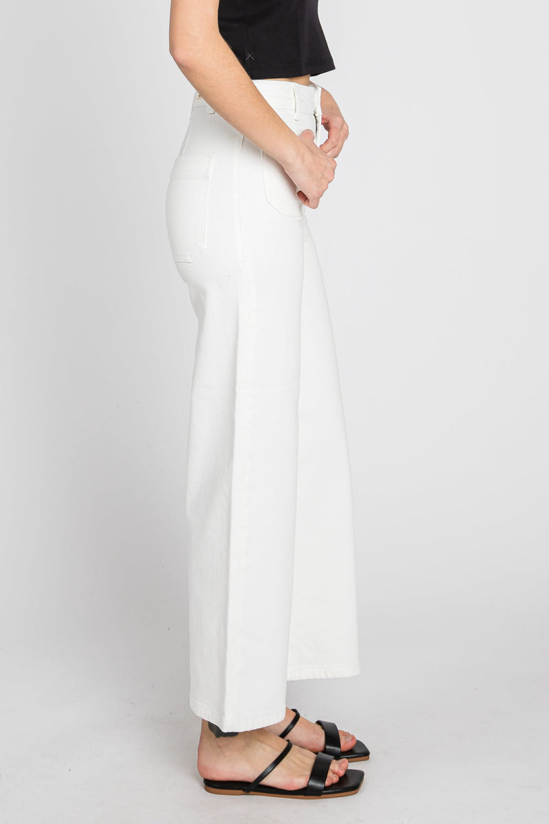 A Line Patch Pocket Jeans