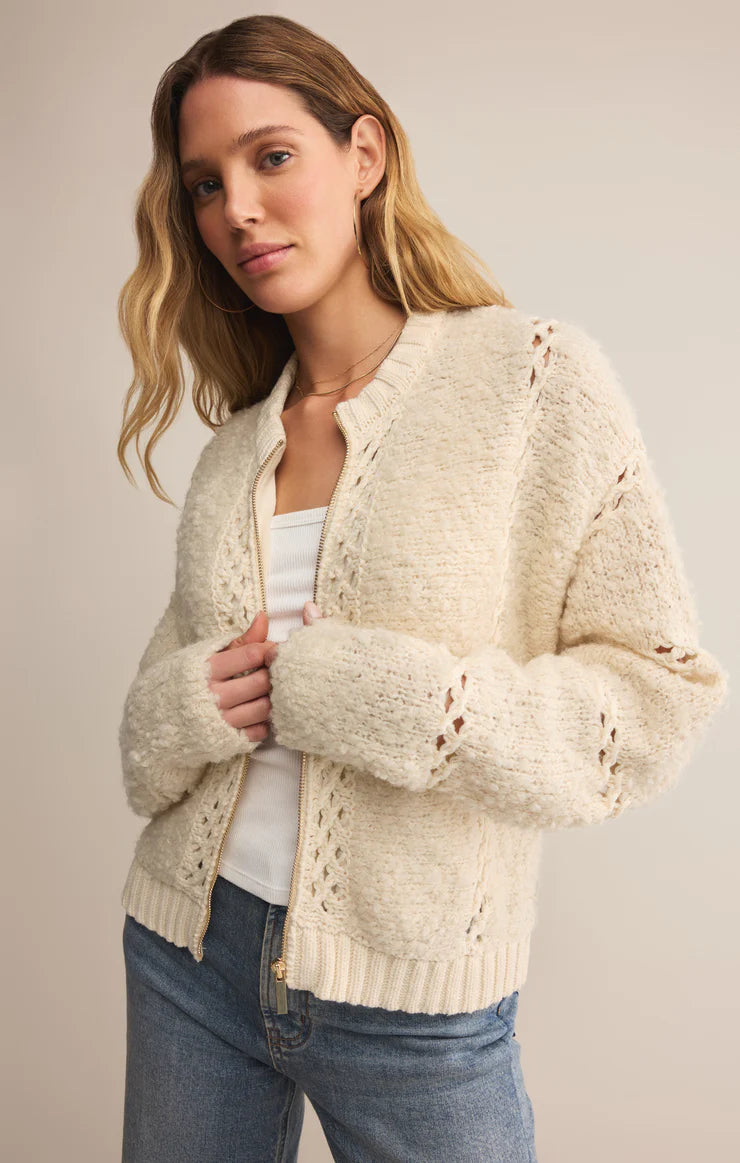 Sundance Zip Up Sweater