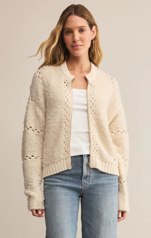 Sundance Zip Up Sweater