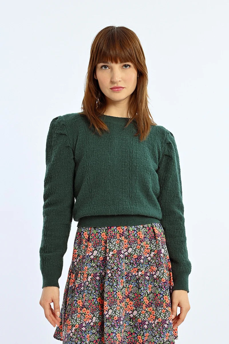 Zarina Puff Sleeve Sweater