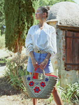 Zarina Straw Bag