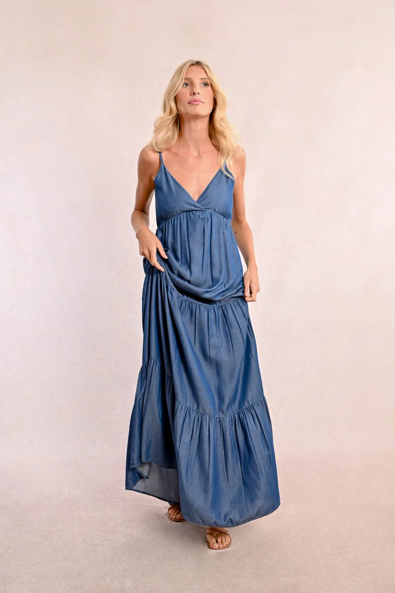 Zeta Tencel Maxi Dress