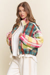 Dawes Plaid Blocked Jacket