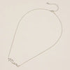 Mama Script Necklace 18K