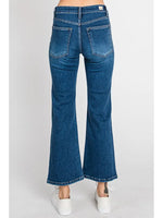 Marquette Patch Pocket Wide Leg Jeans