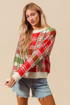 Nostalgic Plaid Sweater