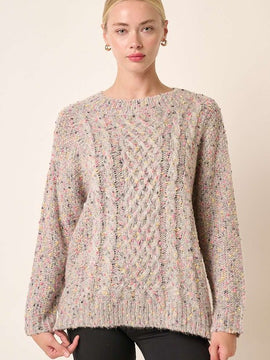 Carolyn Speckled Sweater
