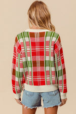 Nostalgic Plaid Sweater