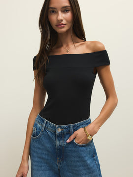 Second Skin Off Shoulder Top