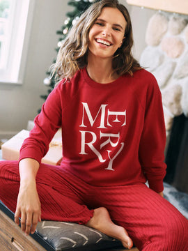 Merry Cozy Knit Top