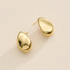 Modern Sculptural Teardrop Earrings
