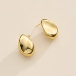 Modern Sculptural Teardrop Earrings