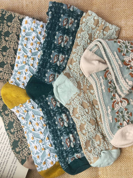 Haden Floral Socks