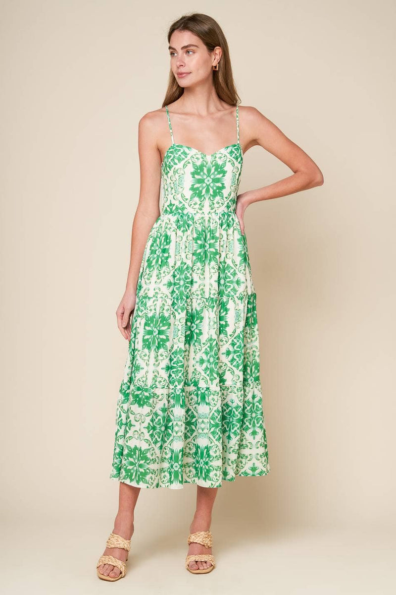 Clovers Midi Dress