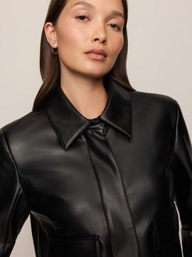 Ainsley Faux Leather Jacket