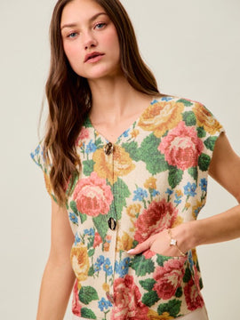 Jenna Floral Sweater
