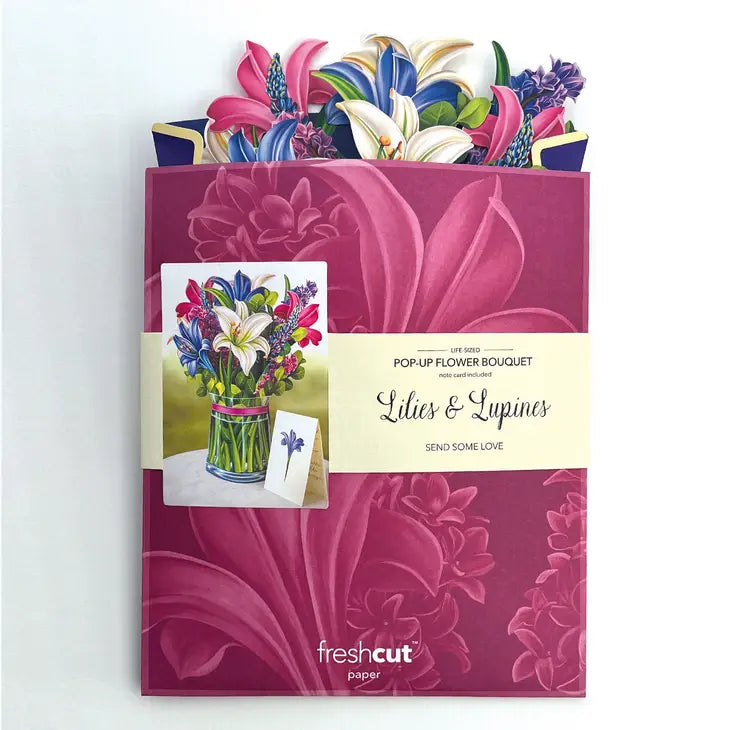 Lilies & Lupines Greeting Cards