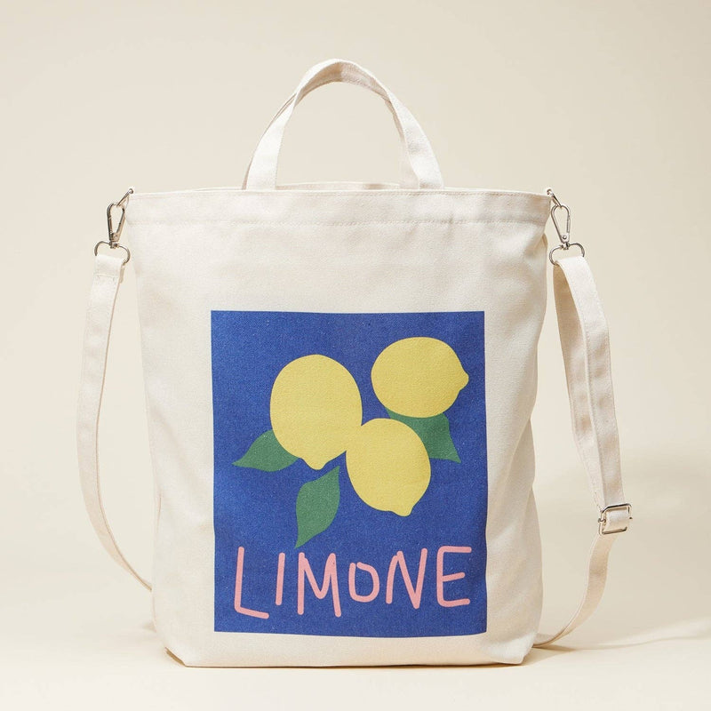 Lemon Canvas Tote