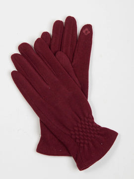 Rikki Fishtail Faux Suede Glove