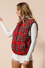 Marilyn Plaid Vest