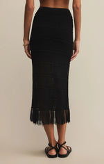 Flynn Crochet Midi Skirt