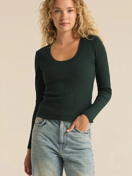 Sirena Rib Long Sleeve Top