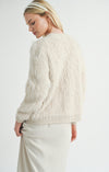 Delia Feather Cardigan