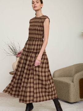 Lylah Plaid Dress