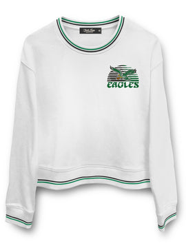 Eagles Crop Ribbed Fleece
