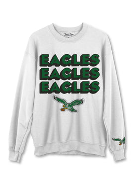Eagles Bling Repeat Crewneck