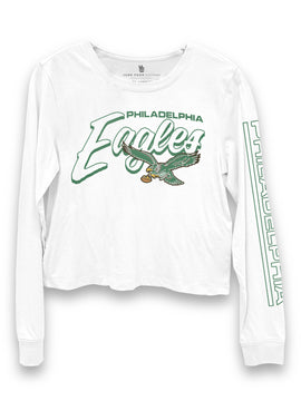 Eagles TD Cropped LS Top