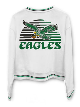 Eagles Crop Ribbed Fleece