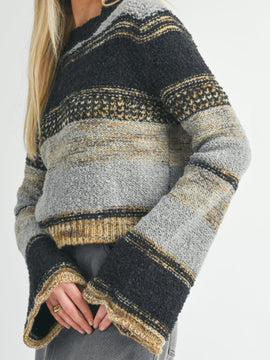 Millie Mixed Yarn Sweater