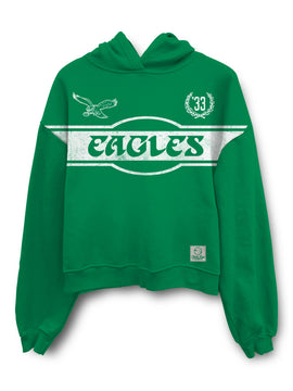 Eagles Oversize Crop Hoodie