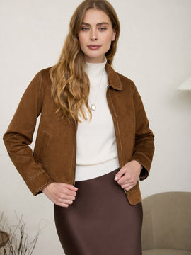 Tate Faux Suede Jacket