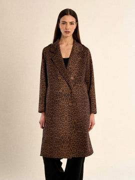 Georgia Leopard Overcoat