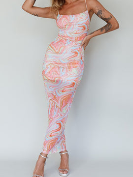 Amala Printed Maxi Dress