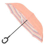 Leeds Peachy Striped Umbrella