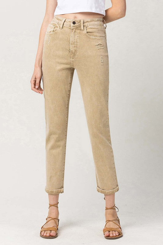 Women's Khaki Pants High Waist Super Stretchable Jeans
