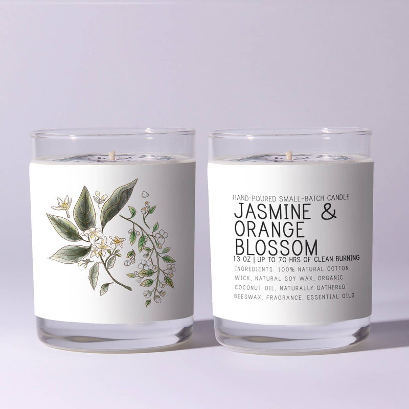 Jasmine and Orange Blossom Candle  - Just Bee Candles